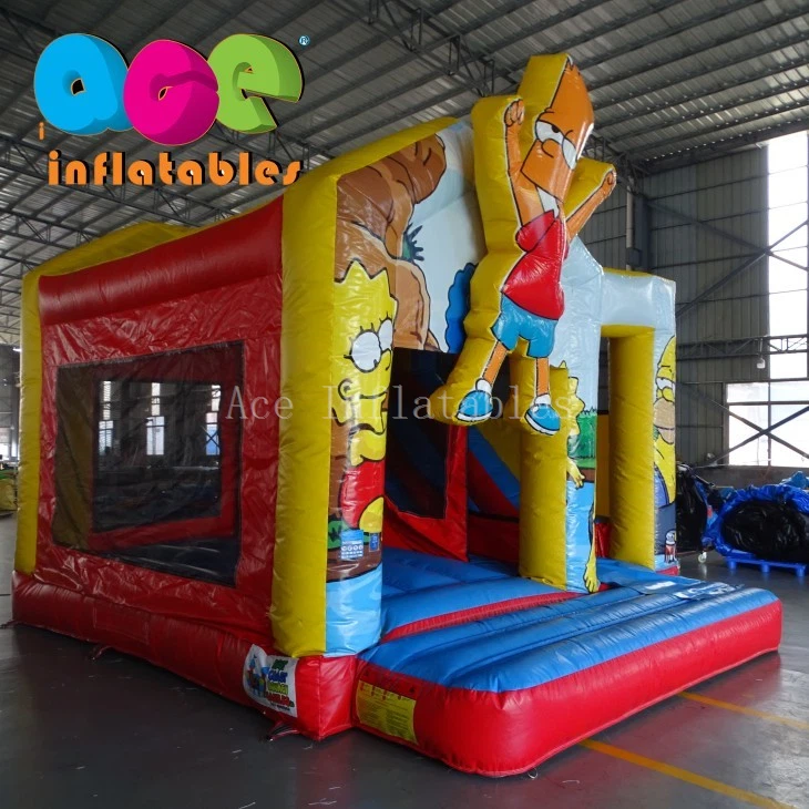 Simpson Theme Inflatable Jumping Castle2